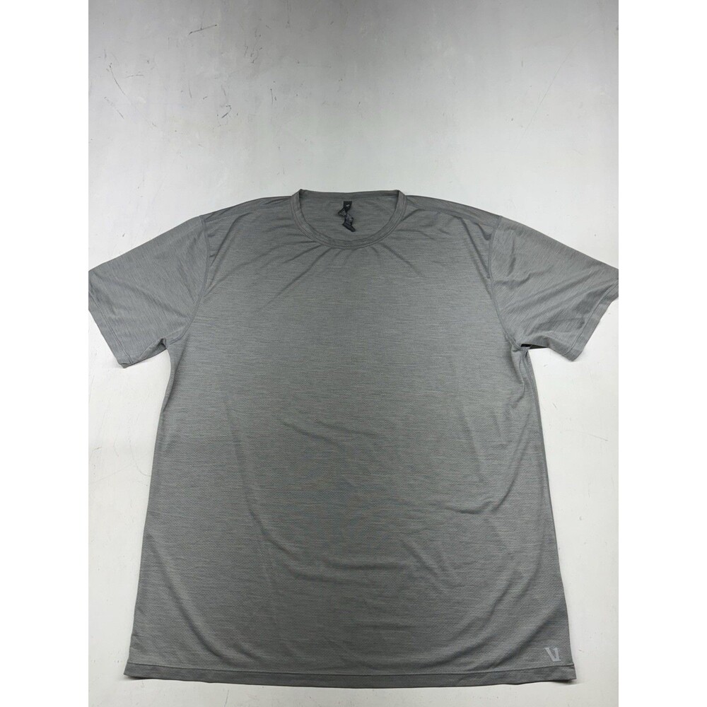 Vuori Shirt Mens XL Gray Short Sleeve Crewneck Performance Tee Athletic